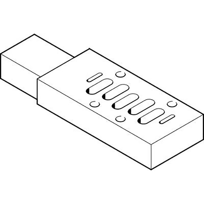 Festo MUH-ZP-D-3-L-24G Intermediate Plate 151715 - FluidAirFittings