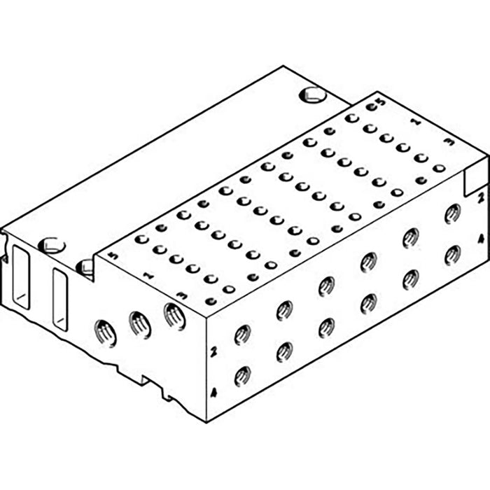 Festo MHA2-PR6-5-M5 Manifold Block 525129 - FluidAirFittings