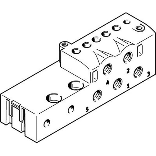 Festo MHA2-AS-5-M5 Sub-Base 525120 - FluidAirFittings