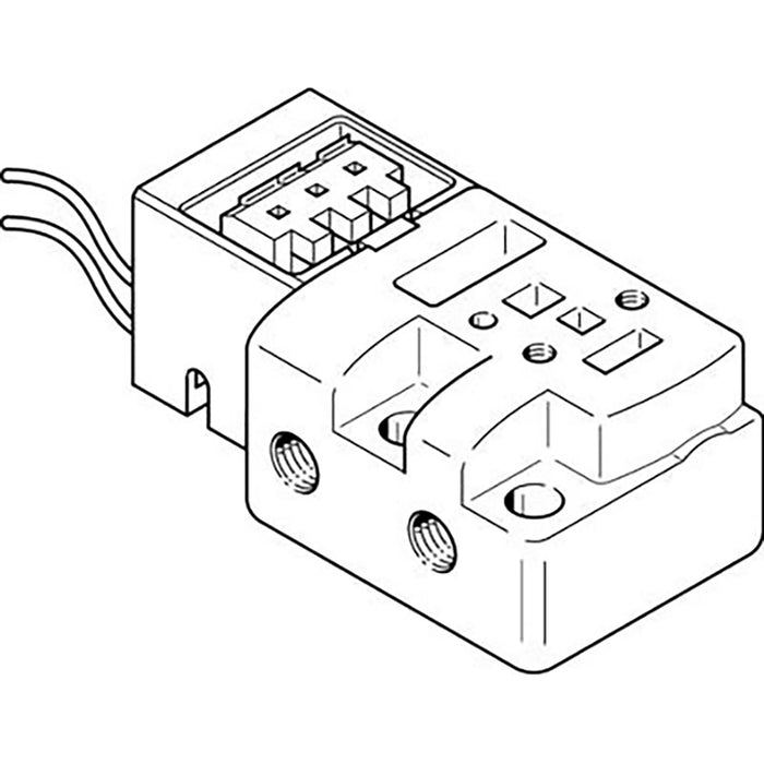 Festo MHP1-AS-3-M3-PI Individual Sub-Base 197186 - FluidAirFittings