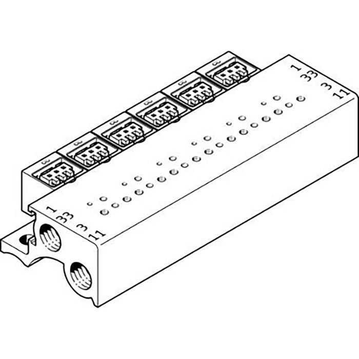 Festo MHP1-P4-2 Manifold Block 197197 - FluidAirFittings
