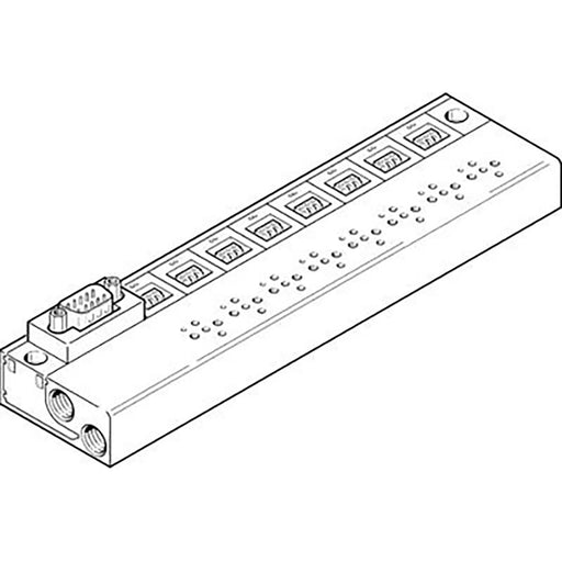 Festo MHP1-PR6-3-PI-D9 Manifold Block 197234 - FluidAirFittings