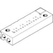 Festo MHP1-PR6-3-PI-PCB Manifold Block 197244 - FluidAirFittings