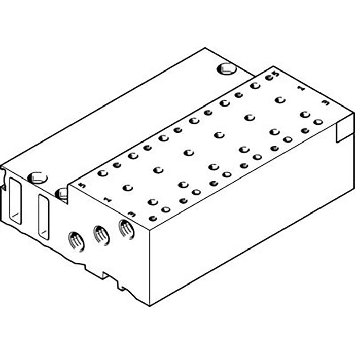 Festo MHP2-PR10-5 Manifold Block 525126 - FluidAirFittings
