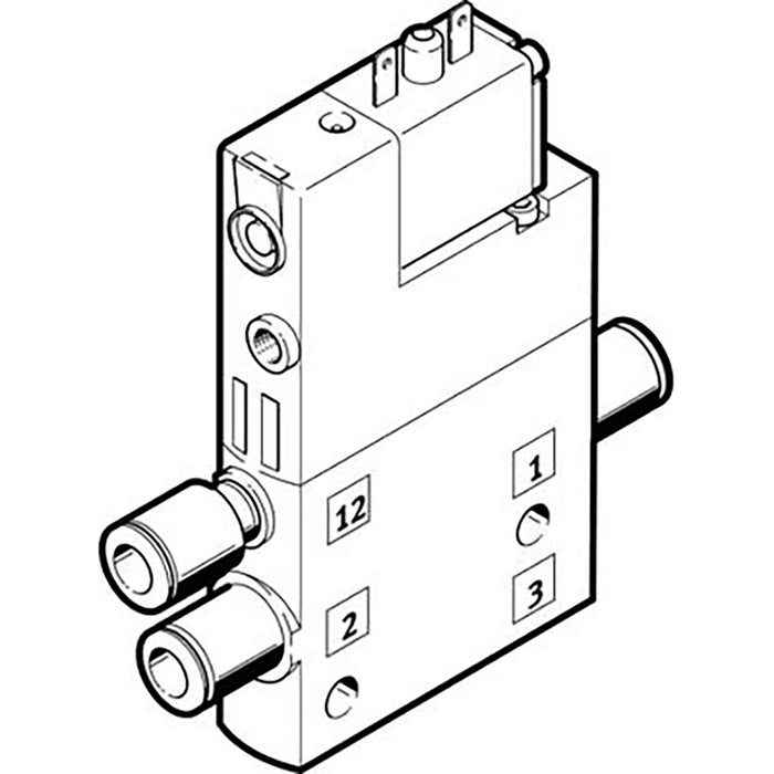 Festo CPE14-M1BH-3OLS-QS-6 Solenoid Valve 196893 - FluidAirFittings