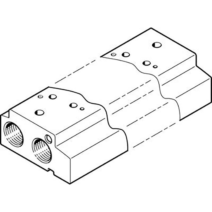 Festo VABM-C7-12P-G18-3 Manifold Rail 552653 - FluidAirFittings