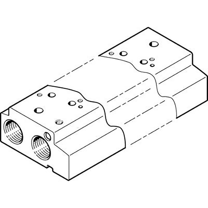 Festo VABM-C7-12G-G18-7 Manifold Rail 552666 - FluidAirFittings