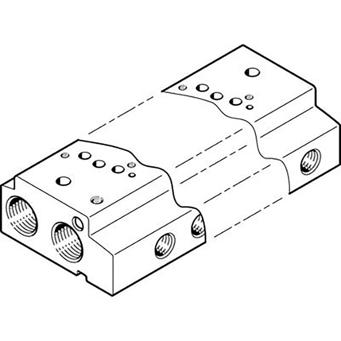 Festo VABM-C7-12W-G18-6 Manifold Rail 549652 - FluidAirFittings