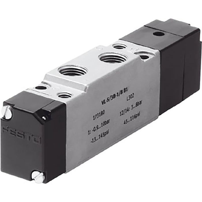 Festo VL-5/3B-1/8-B1 Pneumatic Spring Valve 173180 - FluidAirFittings