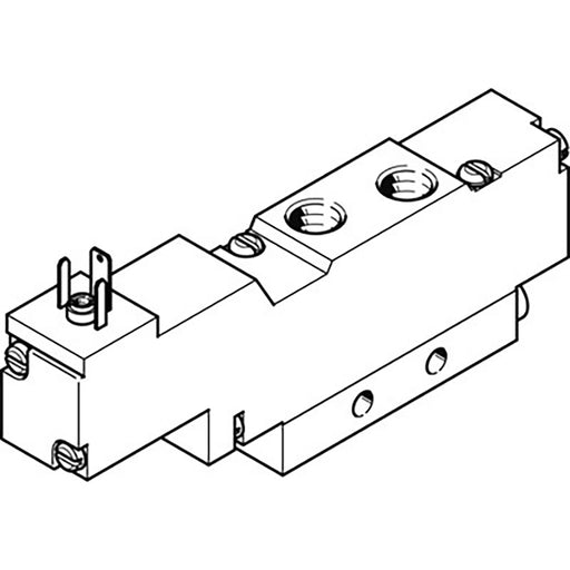 Festo MEBH-5/2-1/8-L-B-110AC Solenoid Valve 173044 - FluidAirFittings