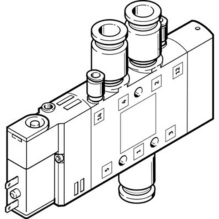 Festo CPE14-M1BH-5LS-QS-8 Solenoid Valve 196914 - FluidAirFittings