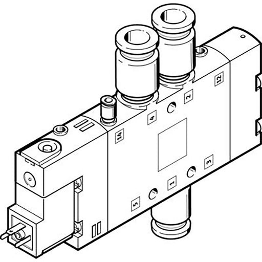 Festo CPE 18-M3H-5L-1/4 5/2 S Sol 163786 - FluidAirFittings