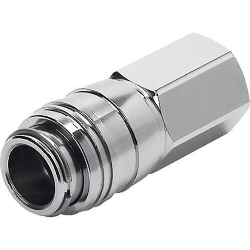 Festo 1/8" BSPP Female Coupling 531627 - FluidAirFittings