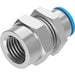 Festo QSSF-1/2-12-B Bulkhead Fitting 153171 - FluidAirFittings