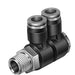 Festo QSLV2-3/8-8 Push in Elbow 153216 - FluidAirFittings