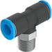 Festo QSMT-1/8-4 Push in Tee Sold in Multiples Of 10 Only 153355 - FluidAirFittings