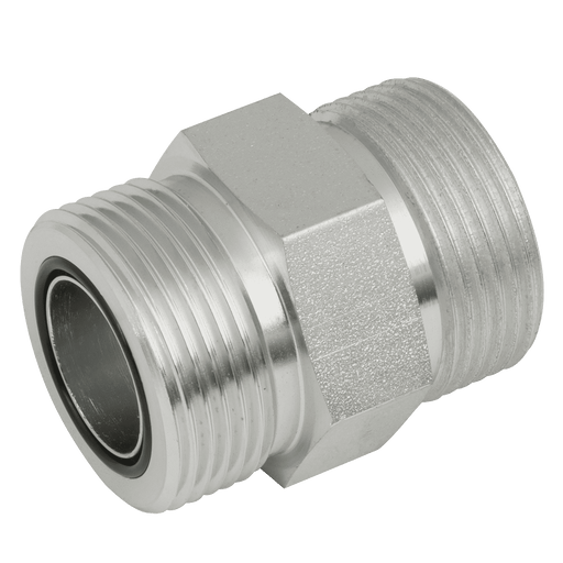 Brennan 9/16" Male - Male ORFS Adaptor OR-4000-04-04 - FluidAirFittings