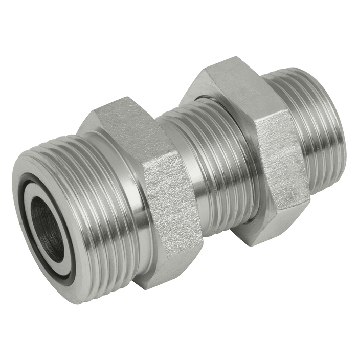 Brennan 9/16" ORFS M/M Bulkhead Only OR-4020-04-04 - FluidAirFittings