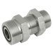 Brennan 9/16" ORFS M/M Bulkhead Only OR-4020-04-04 - FluidAirFittings