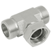 Brennan 9/16" ORFS M/M/Female SW Branch Tee OR-9020-04-04-04 - FluidAirFittings