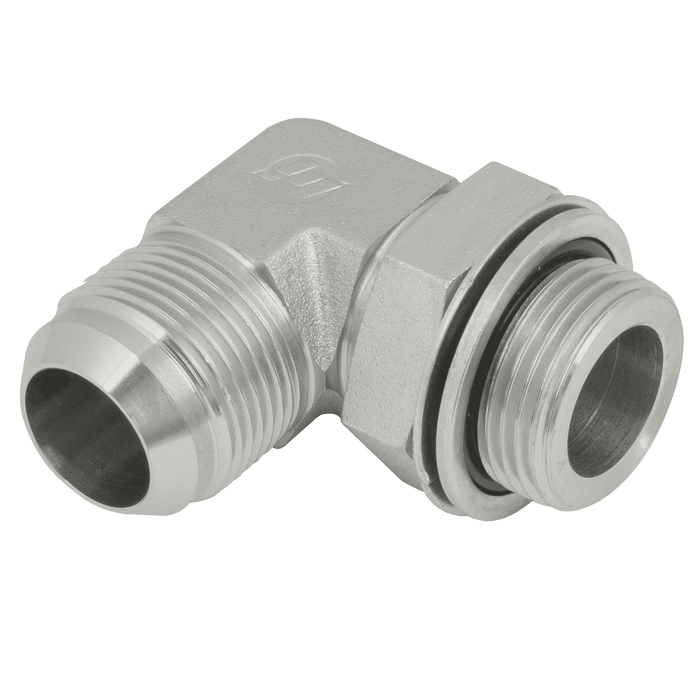 Brennan 9/16" JIC X 3/8" BSP M/M 90° POS.ELBOW 37-8040-06-06 - FluidAirFittings