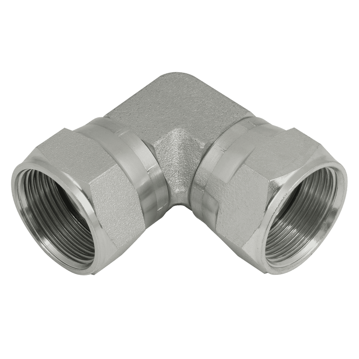 Brennan 9/16" JIC X 9/16" JIC Fem/Fem Elbow 37-8110-06-06 - FluidAirFittings