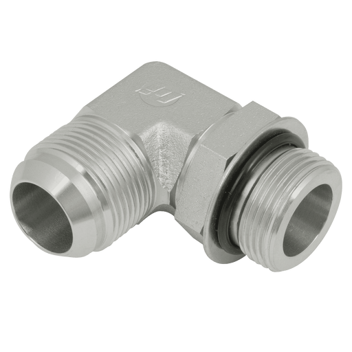 Brennan 7/8" JIC X 7/8"UNF M/M 90° POS.ELBOW 37-8050-10-10 - FluidAirFittings