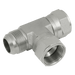 Brennan 9/16" JIC Male X Female/Female SW Tee 37-9170-06-06-06 - FluidAirFittings