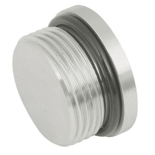 Brennan 7/16" UNF Hollow Hex O-Ring Steel Plug 37-2070-04 - FluidAirFittings
