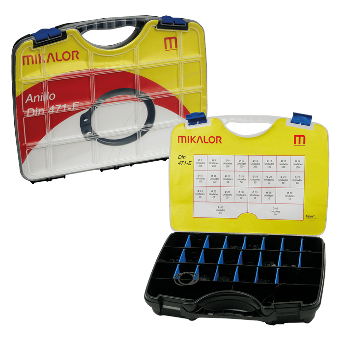 Mikalor Assorted Set of External Circlips 0350004-6 - FluidAirFittings