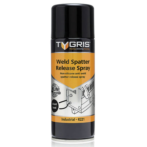 Tygris Weld Spatter Release Spray Solvent Based R221 - FluidAirFittings