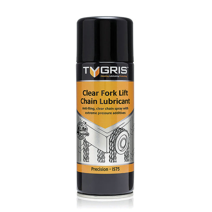 Tygris Clear Fork Lift Chain Lubricant IS75 - FluidAirFittings