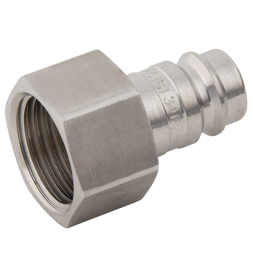 Parker Legris 27 SS Adapter 1/2 BSPP F Stainless 9086X2721 - FluidAirFittings