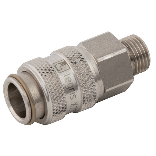 Parker Legris 21 SS Couplings 1/8 BSPP M 9201X2110 - FluidAirFittings