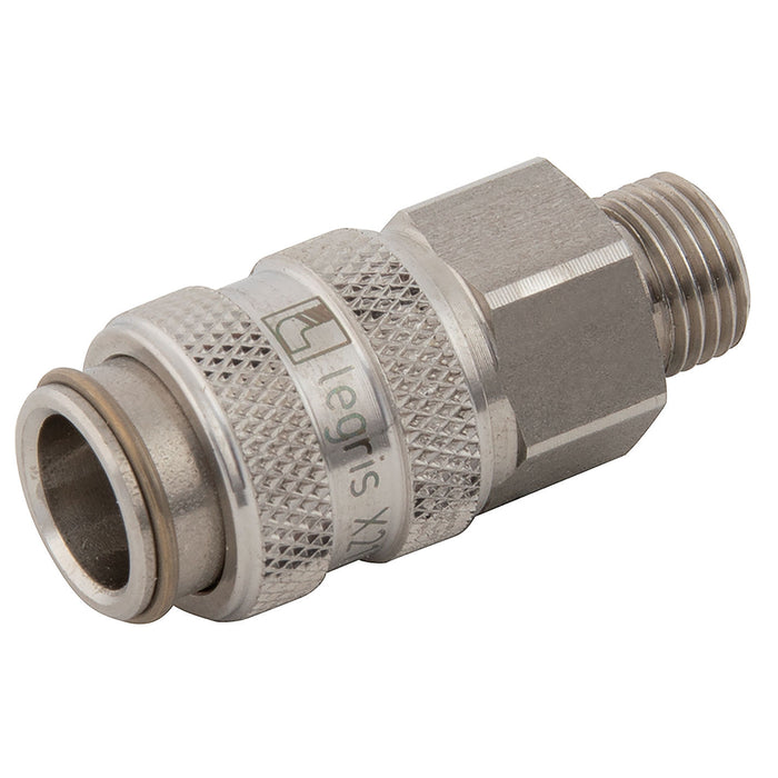 Parker Legris 21 SS Couplings 1/8 BSPP M 9201X2110 - FluidAirFittings
