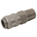 FT Pro BE-21 Mini Couplings 1/4" BSPT Male B2104M - FluidAirFittings