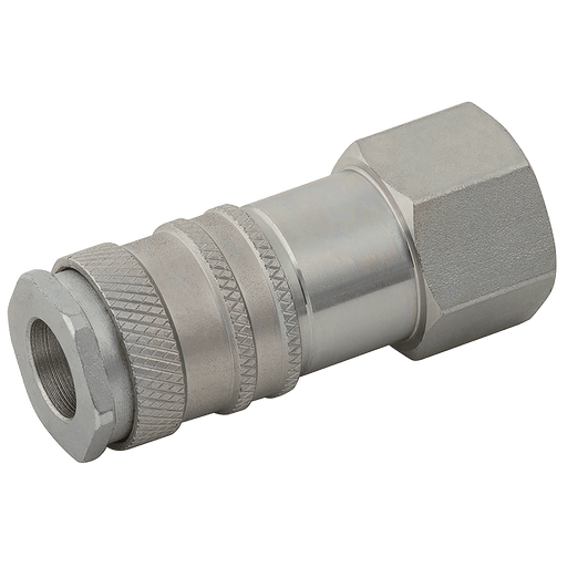 FT Pro BE-23 ISO Coupling 1/4" Female B2304F - FluidAirFittings