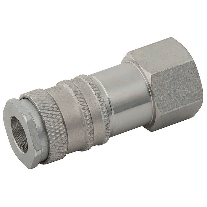 FT Pro BE-23 ISO Coupling 1/4" Female B2304F - FluidAirFittings