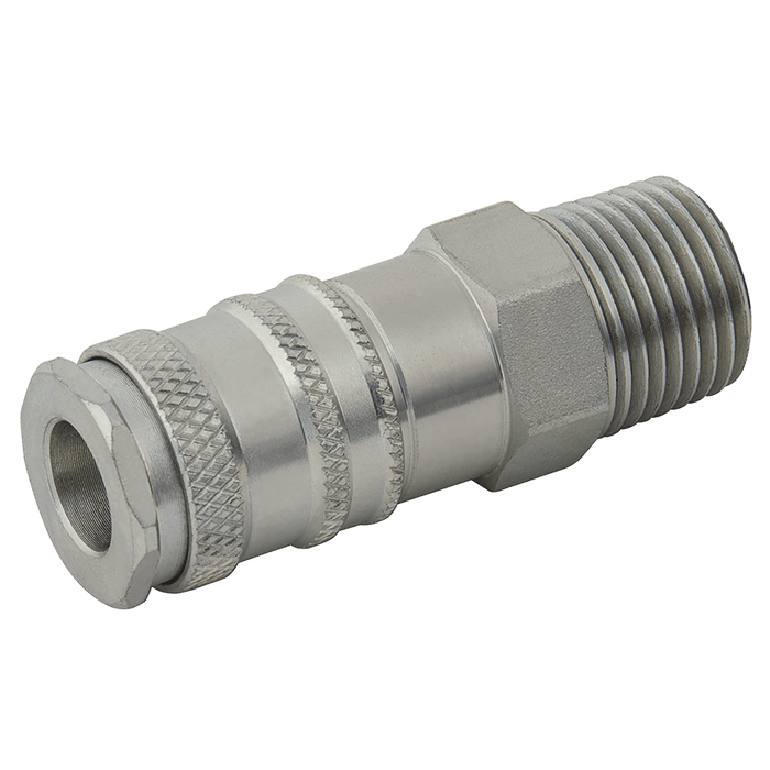 FT Pro BE-23 ISO Coupling 1/4" BSPT Male B2304M - FluidAirFittings