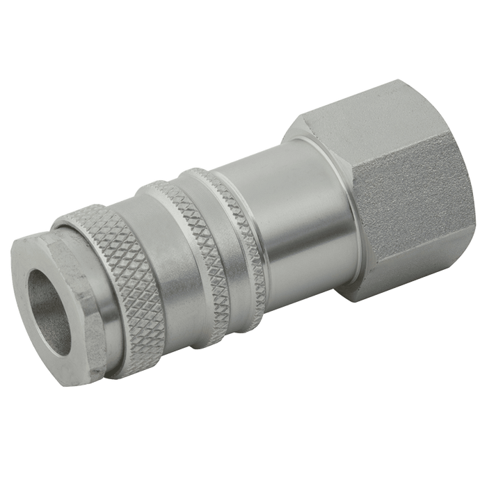 FT Pro BE-25 Euro High Flow Coupling 3/8" BSPP Female B2506F - FluidAirFittings