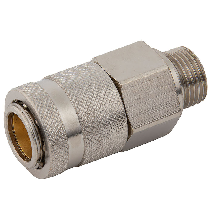 FT Pro BE68 Heavy Duty Couplings 1/2" BSPP Male B6808M - FluidAirFittings