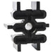 AIRnet Polymer Pipe Clip Spacer 15MM Height 2811-0027-10 - FluidAirFittings