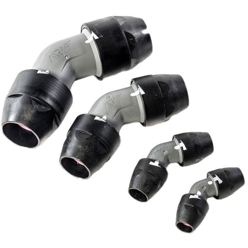 AIRnet 25MM 45° Equal Elbow 2811-2004-80 - FluidAirFittings