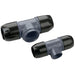 AIRnet 40MM X 40MM X 1" Reducing Tee 2811-4208-80 - FluidAirFittings