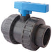 FT Pro UPVC Std PLN Dbl Union Ball Valve Lv, EPDM 3" ITM-2166S109Q - FluidAirFittings