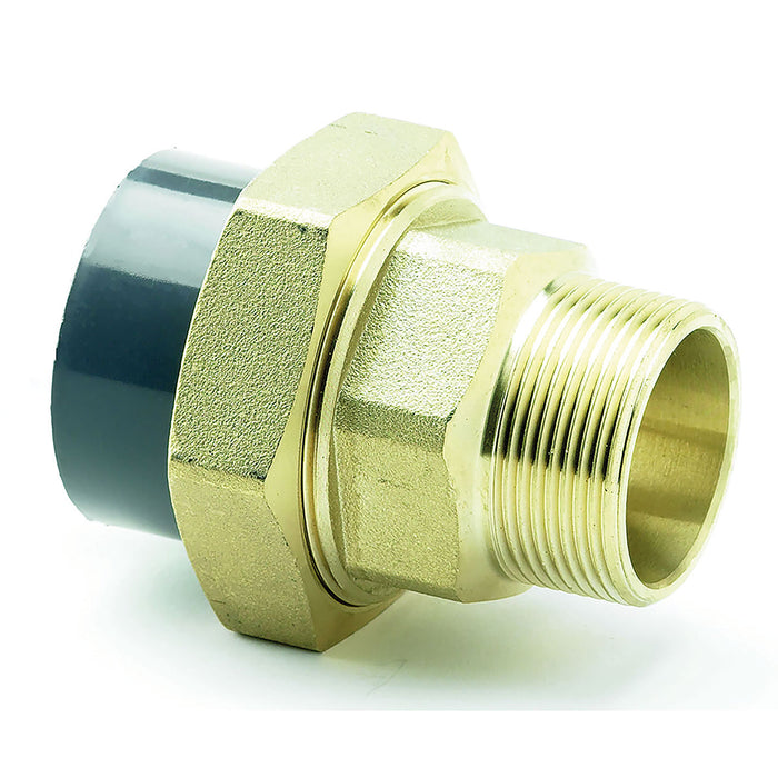 FT Pro UPVC FML Brass Composite Union N 1" ITM-2175204 - FluidAirFittings