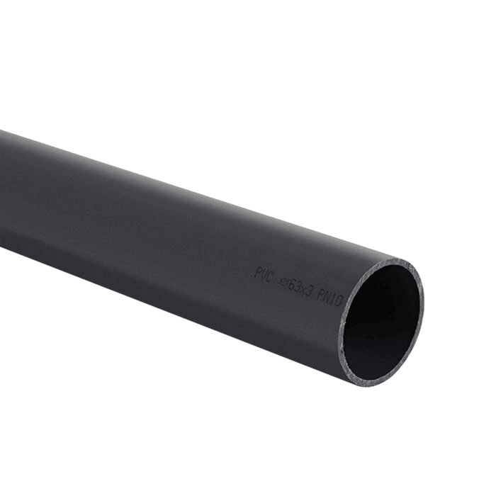 FT Pro UPVC PN10 Pipe PLN Ends in 3 M Length 90MM ITM-22P09010PE-3 - FluidAirFittings