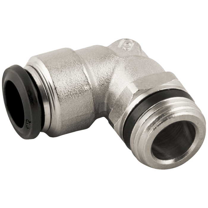Aignep 1/2" BSPT Male X 10MM OD Elbow 50111N10-1/2 - FluidAirFittings