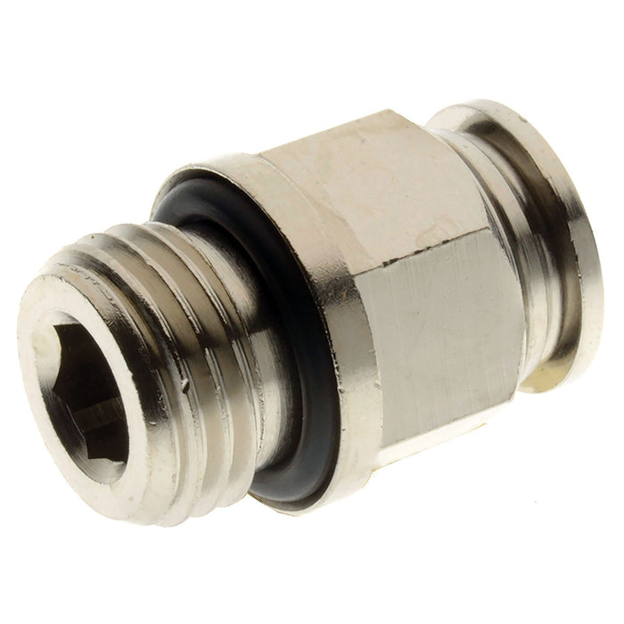 Aignep 1/4" BSPP Male X 8MM OD Male Stud 570208-1/4 - FluidAirFittings