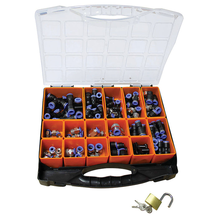 4,6,8mm OD Emergency Push Fitting Kit ITM-040608FBOX - FluidAirFittings